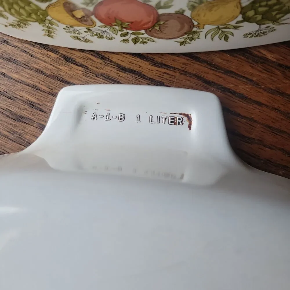 Corning Ware Spice Of Life L'Echalote 1 Qt A-1-B Casserole Dish Set Of 2 No Lids